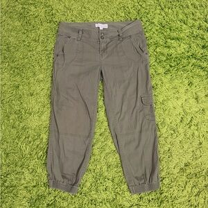 GUESS Olive Green Utility Cargo Pants